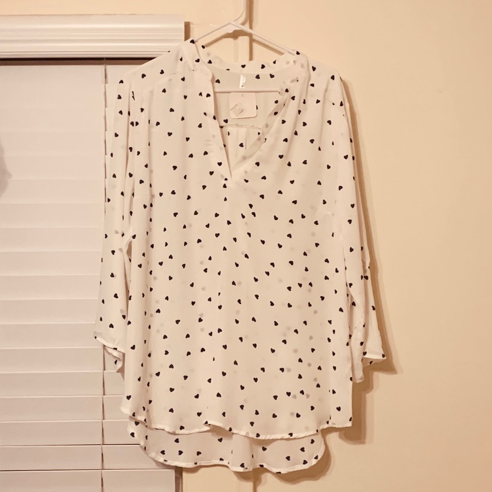 Melisande heart blouse
